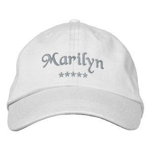 Gorra Bordada Nombre de Marilyn