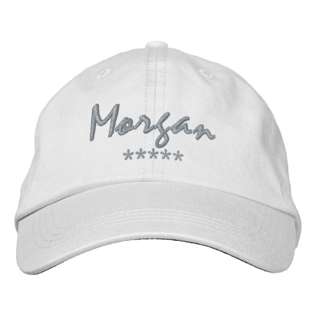 Gorra Bordada Nombre de Morgan (Anverso)