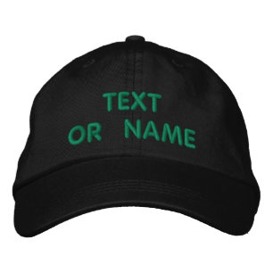 Gorra Bordada nombre de texto personalizado tapón de béisbol bor