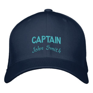 Gorra Bordada Nombre del capitán personalizado