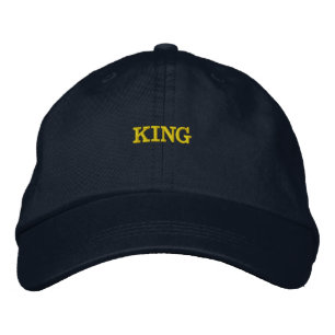 Gorra Bordada Nombre KING Impreso Accesorios para el pelo de man