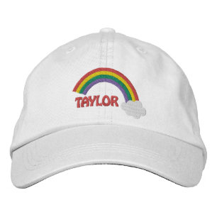 Gorra Bordada Nombre personalizado: arcoiris del orgullo gay