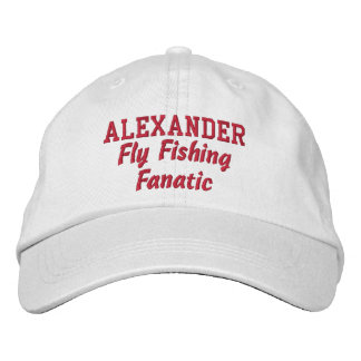 Gorra Bordada Nombre personalizado fanático de pesca