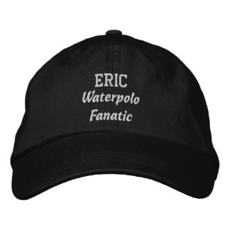 Gorra Bordada Nombre personalizado fanático de Waterpolo V08H