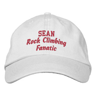 Gorra Bordada Nombre personalizado fanático del escalado de roca
