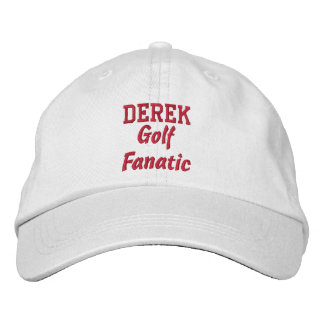 Gorra Bordada Nombre personalizado fanático del golf