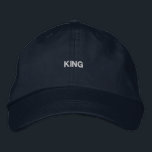Gorra Bordada Nombre personalizado KING material de calidad supe<br><div class="desc">Haga una declaración con este gorro "King" de la marina,  ofreciendo calidad de primera y un ajuste de personalizable.</div>