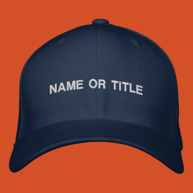 Gorra Bordada Nombre personalizado o título (Subido por el creador)