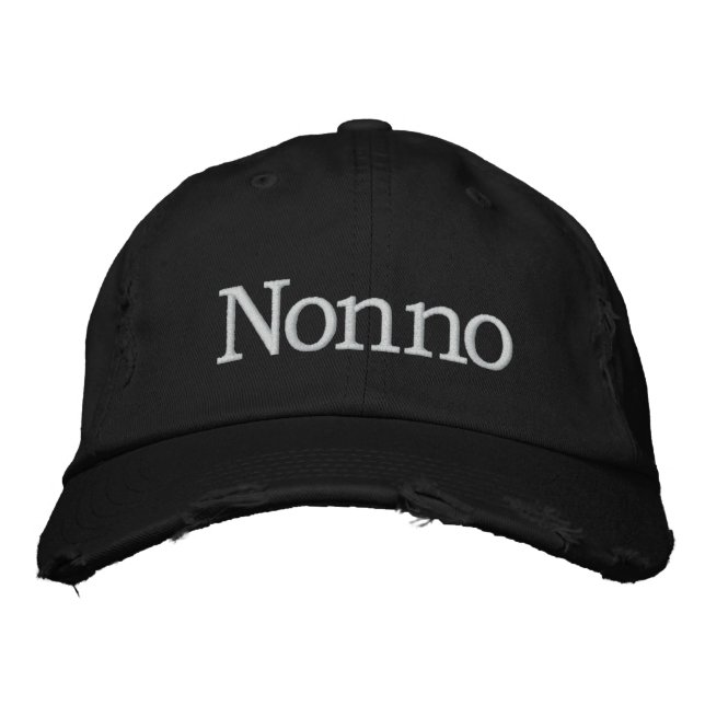 Gorra Bordada Nonno (Anverso)