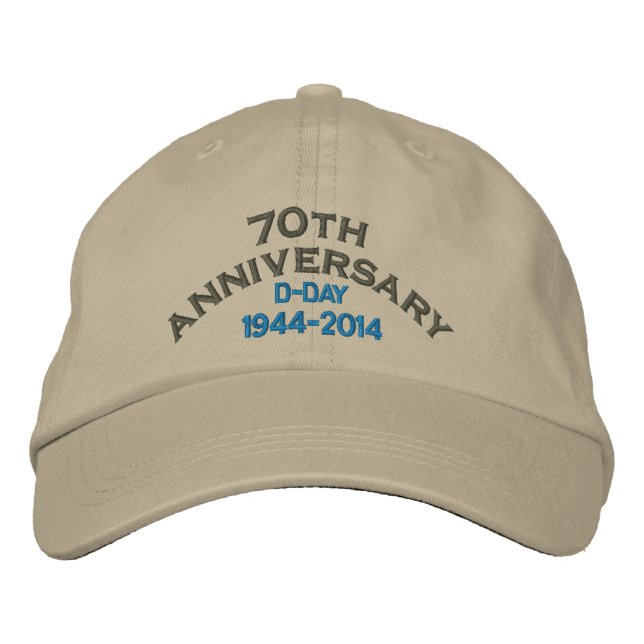 Gorra Bordada Normandía 70° Aniversario del Día D (Anverso)