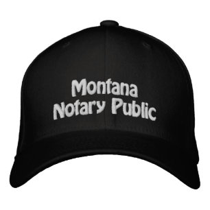 Gorra Bordada Notario de Montana Carro de Béisbol Borrado Públic