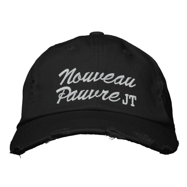 Gorra Bordada Nouveau Pauvre (Pobre) - SRF (Anverso)