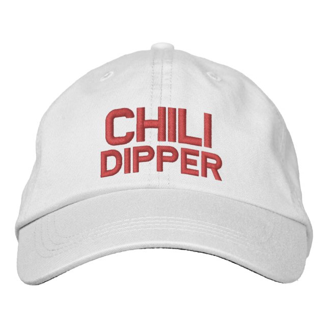 Gorra Bordada Novela divertida CHILI DIPPER de golf (Anverso)