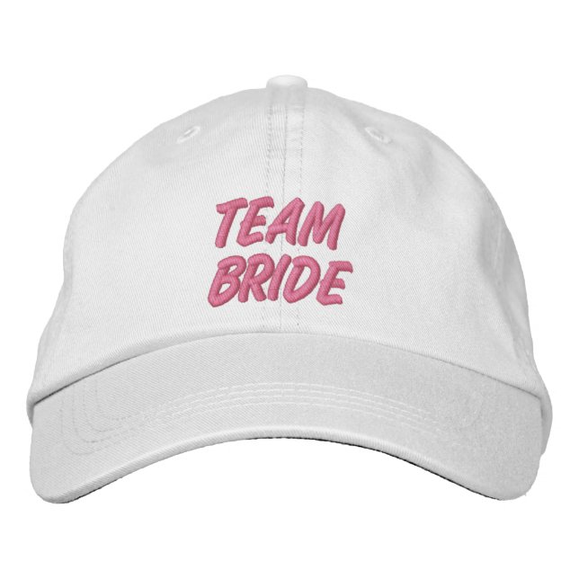 Gorra Bordada Novia de equipo (Anverso)