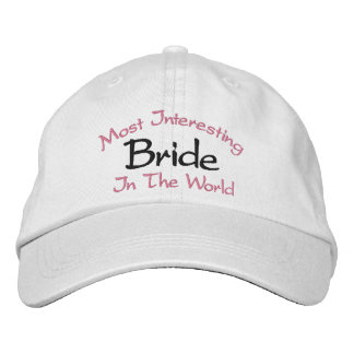 Gorra Bordada Novia Más Interesante En El Boda Mundial