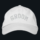 GORRA BORDADA NOVIO<br><div class="desc">¡Un divertido gorro para el Groom! Ver también este gorro de novia:</div>