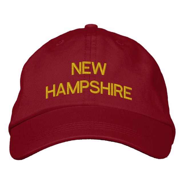 GORRA BORDADA NUEVA HAMPSHIRE (Anverso)