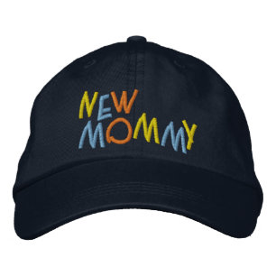 Gorra Bordada Nueva Mamá Divertido Colorido