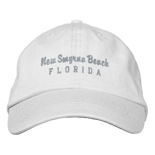 Gorra Bordada Nueva playa de Smyrna Florida: Sombrero de Béisbol