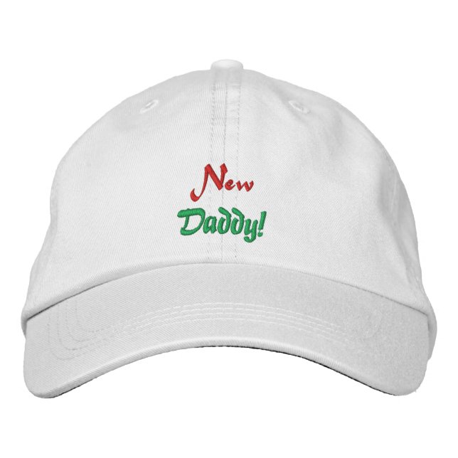 Gorra Bordada ¡Nuevo, papá! (Anverso)