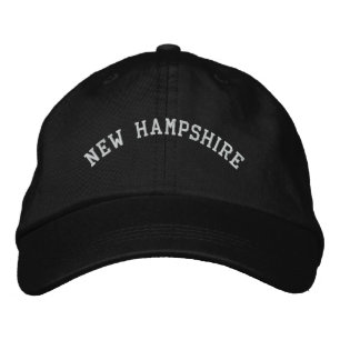 Gorra Bordada Nuevo tapón ajustable de Hampshire negro