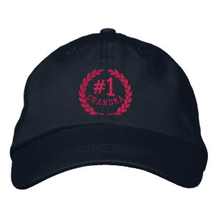 Gorra Bordada Número 1 Abuela Todos los galardonados con el bord
