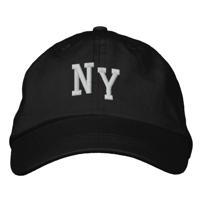 Gorra Bordada NY Black Men's Cap (Anverso)