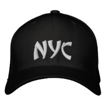 NYC Nombre personalizado Sombrero de béisbol blanc