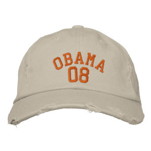 GORRA BORDADA OBAMA 08