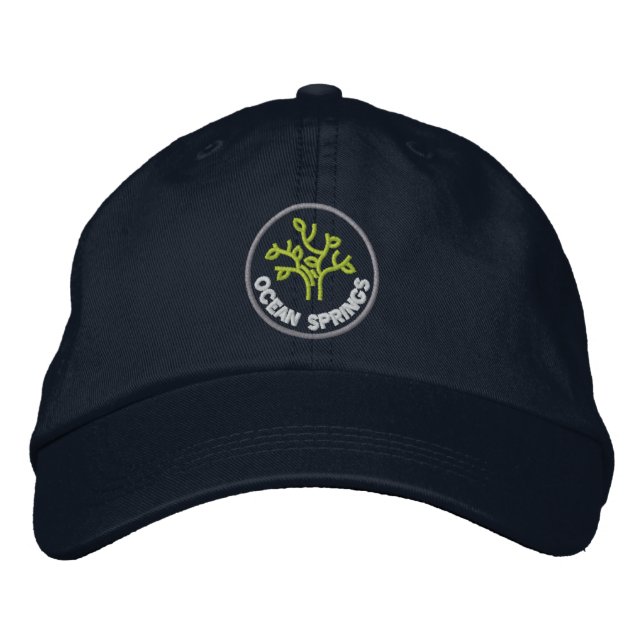 Gorra Bordada Ocean Springs  (Anverso)