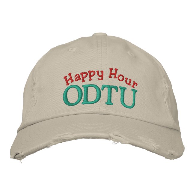 Gorra Bordada ODTU - Sindicato de Maestros sin cargo - SRF (Anverso)