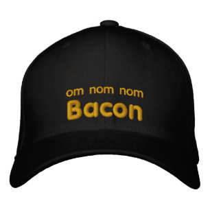Gorra Bordada OM NOM NOM BACON Love
