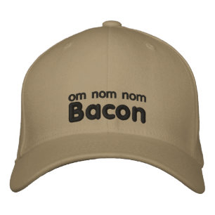 Gorra Bordada OM NOM NOM BACON Love
