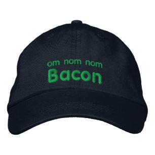 Gorra Bordada OM NOM NOM BACON Love