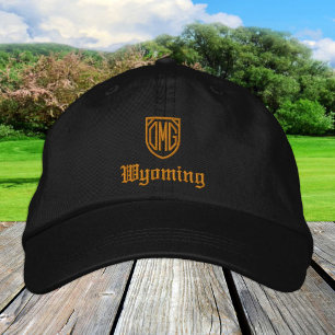 Gorra Bordada OMG Wyoming y moda estadounidense, EEUU / patriota