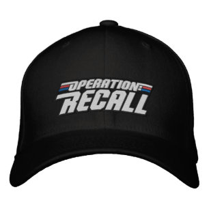 Gorra Bordada Operación: recuperar el capuchón del logotipo