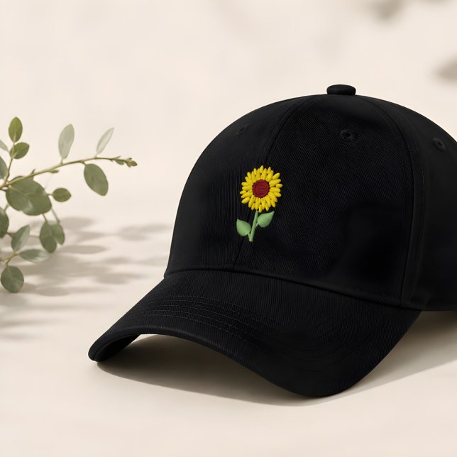Gorra Bordada ordado girasol bordado  (Subido por el creador)