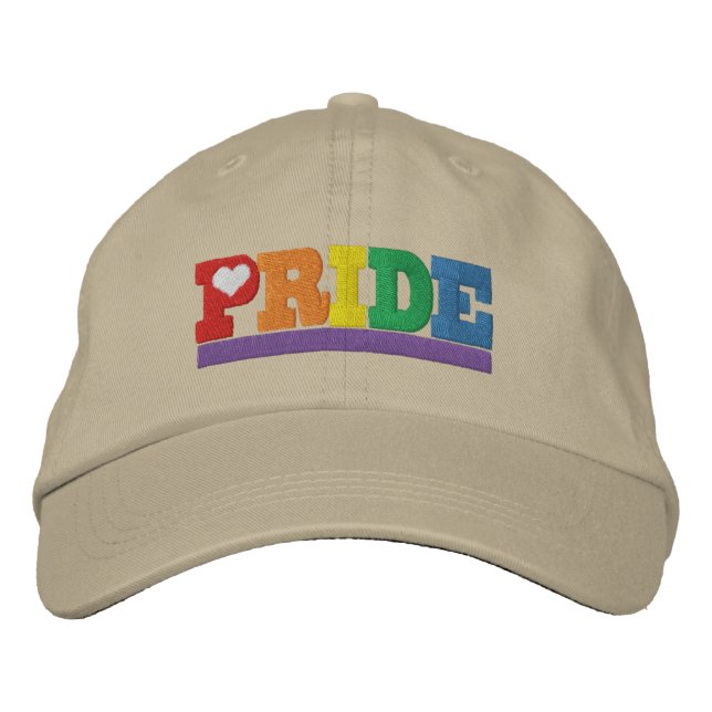 Gorra Bordada Orgullo arcoiris (Anverso)