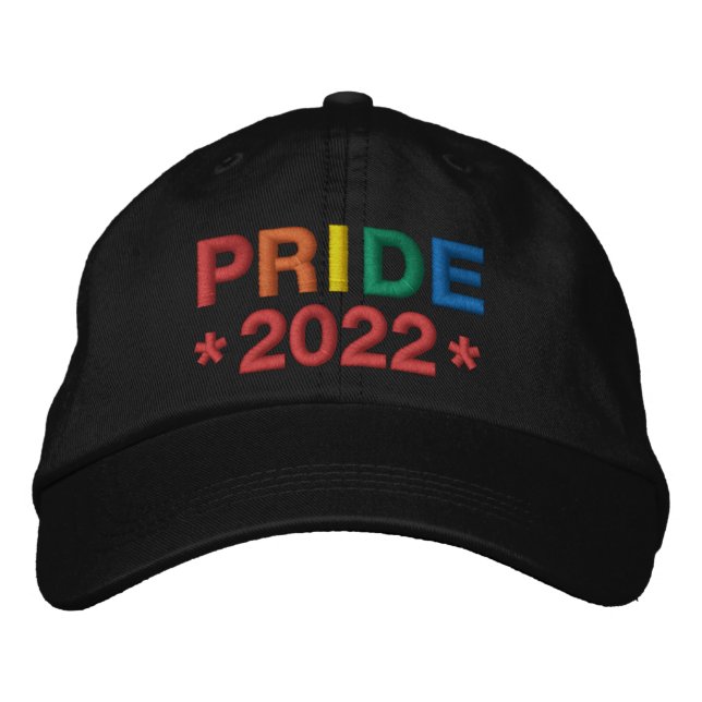 Gorra Bordada Orgullo arcoiris 2022 (Anverso)