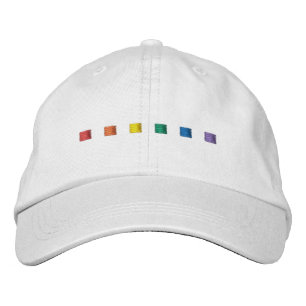 Gorra Bordada Orgullo arcoíris colores lgbtq bandera gay minimal