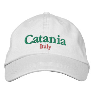Gorra Bordada Orgullo de la ciudad de Catania Italia
