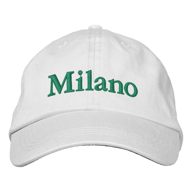 Gorra Bordada Orgullo de Milán (Anverso)