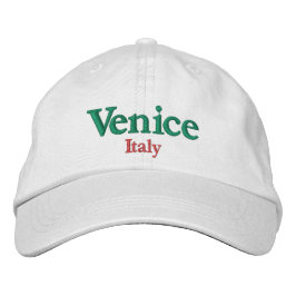 Gorra Bordada Orgullo de Venecia Italia