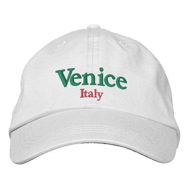 Gorra Bordada Orgullo de Venecia Italia (Anverso)