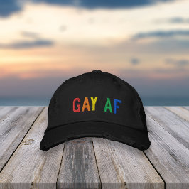 Gorra Bordada Orgullo gay arcoiris