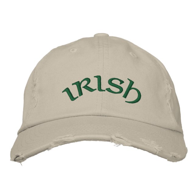 Gorra Bordada Orgullo irlandés (Anverso)