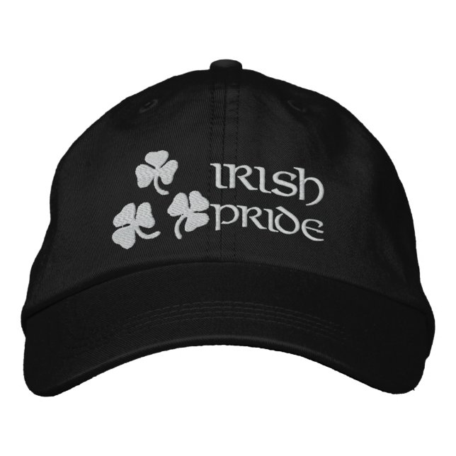 Gorra Bordada Orgullo irlandés Shamrock (Anverso)