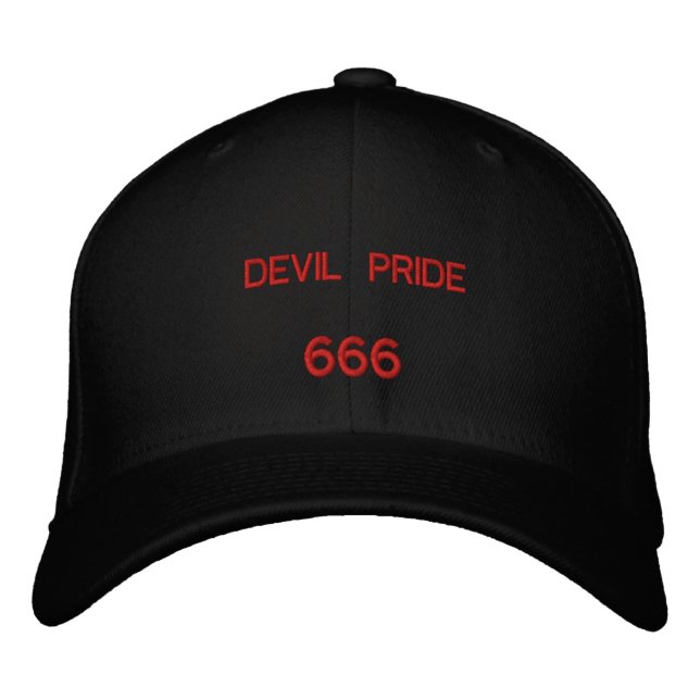 GORRA BORDADA ORGULLO MALO, 666 (Anverso)