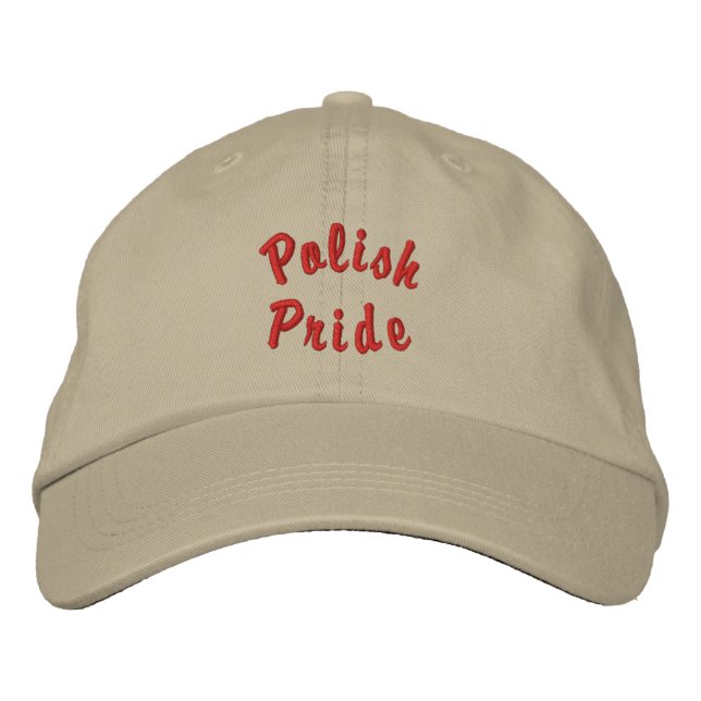 Gorra Bordada Orgullo polaco (Anverso)