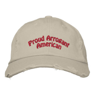 Gorra Bordada Orgulloso Arrogant American